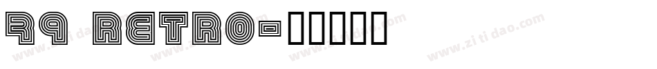 79 retro字体转换